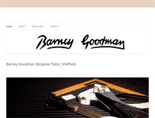 Tablet Screenshot of barneygoodman.com